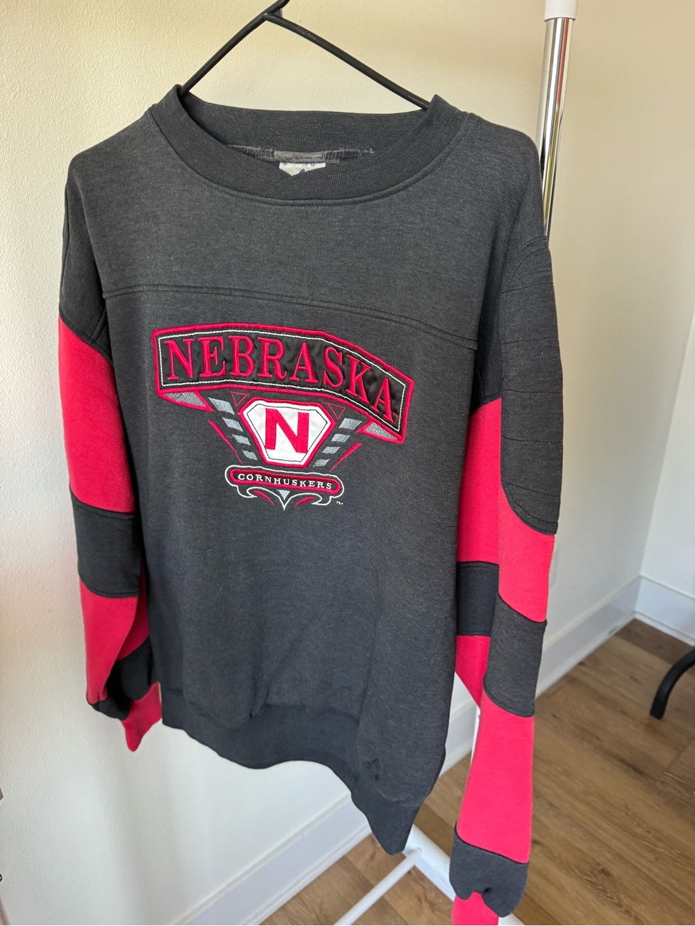 Vintage 1990s Nebraska Cornhuskers Collegiate Crewneck Sweatshirt Size XL
